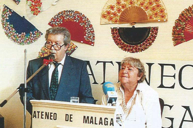 Manuel Alcántara y Gloria Fuertes